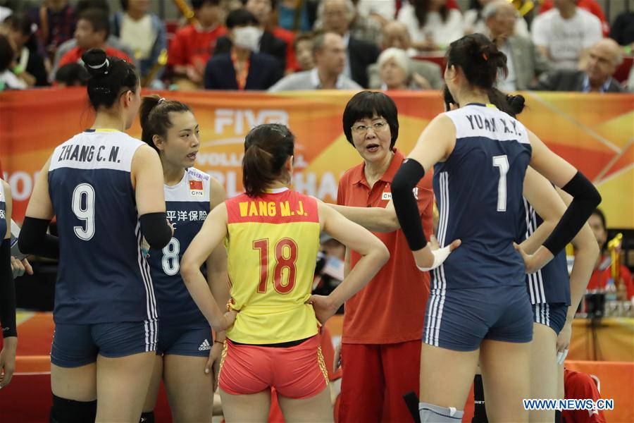 (SP)JAPAN-NAGOYA-VOLLEYBALL-WOMEN'S WORLD CHAMPIONSHIP-CHN VS USA