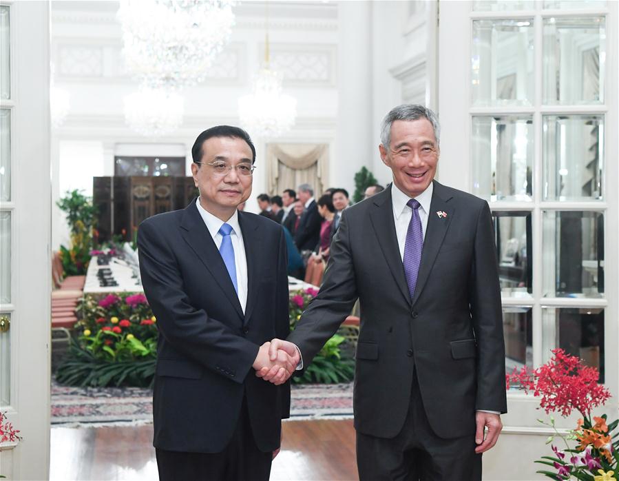 SINGAPORE-CHINA-LI KEQIANG-TALKS