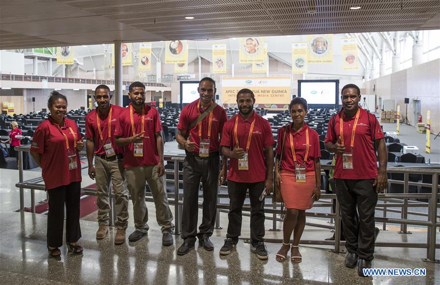 PAPUA NEW GUINEA-PORT MORESBY-APEC-MEDIA CENTRE