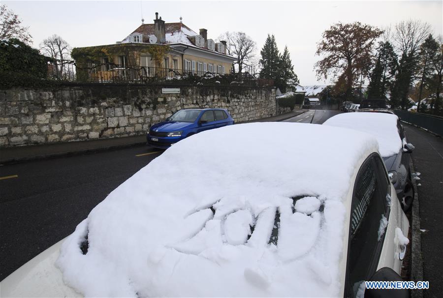 SWITZERLAND-GENEVA-SNOW