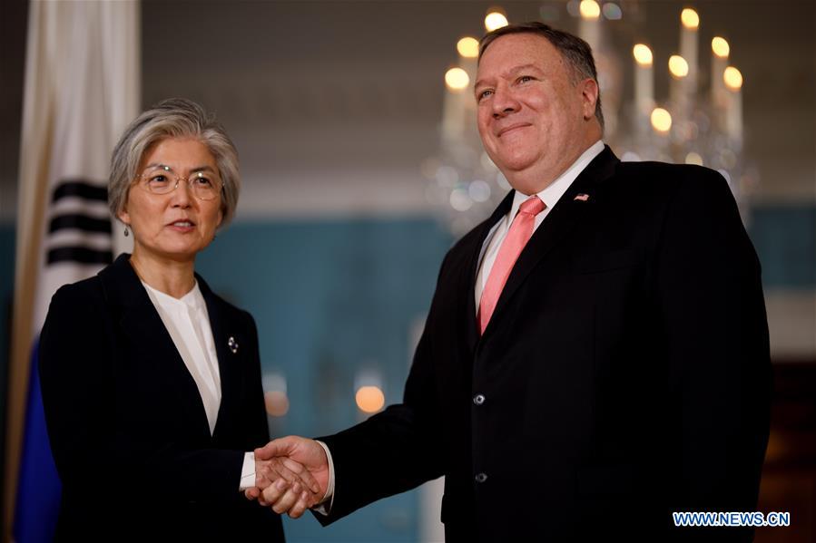 U.S.-WASHINGTON D.C.-POMPEO-SOUTH KOREA-FM-MEETING