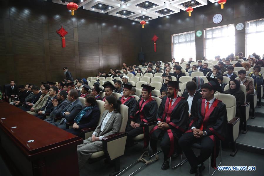 AFGHANISTAN-KABUL-CHINESE DEPARTMENT-KABUL UNIVERSITY-GRADUATION CEREMONY