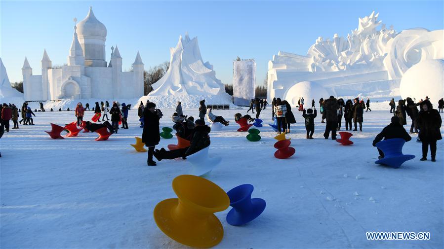 CHINA-HARBIN-SNOW SCULPTURE ART EXPO (CN)