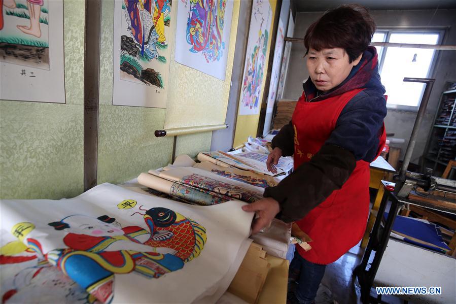 #CHINA-SHANDONG-WEIFANG-WOODBLOCK-NEW YEAR PAINTINGS(CN)