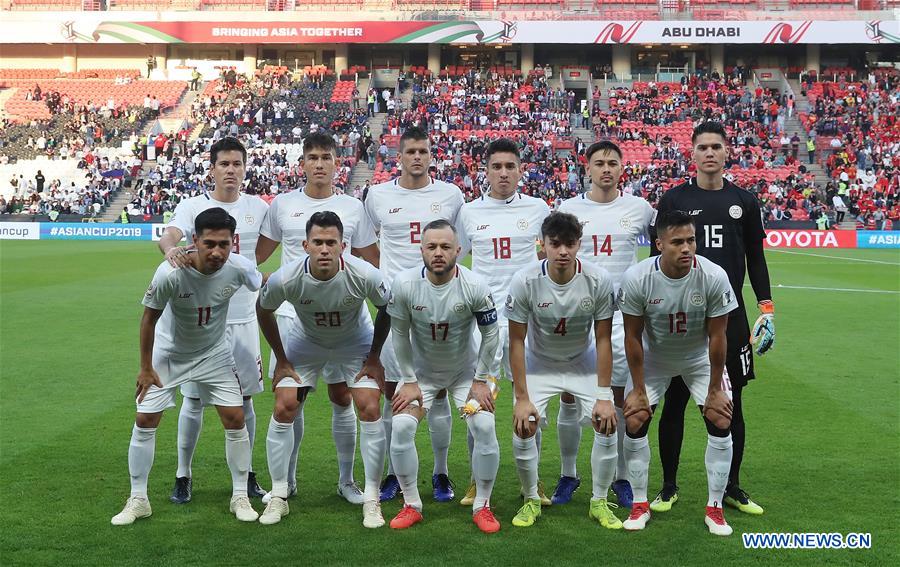 (SP)UAE-ABU DHABI-SOCCER-AFC ASIAN CUP 2019-GROUP C-CHN VS PHILIPPINES