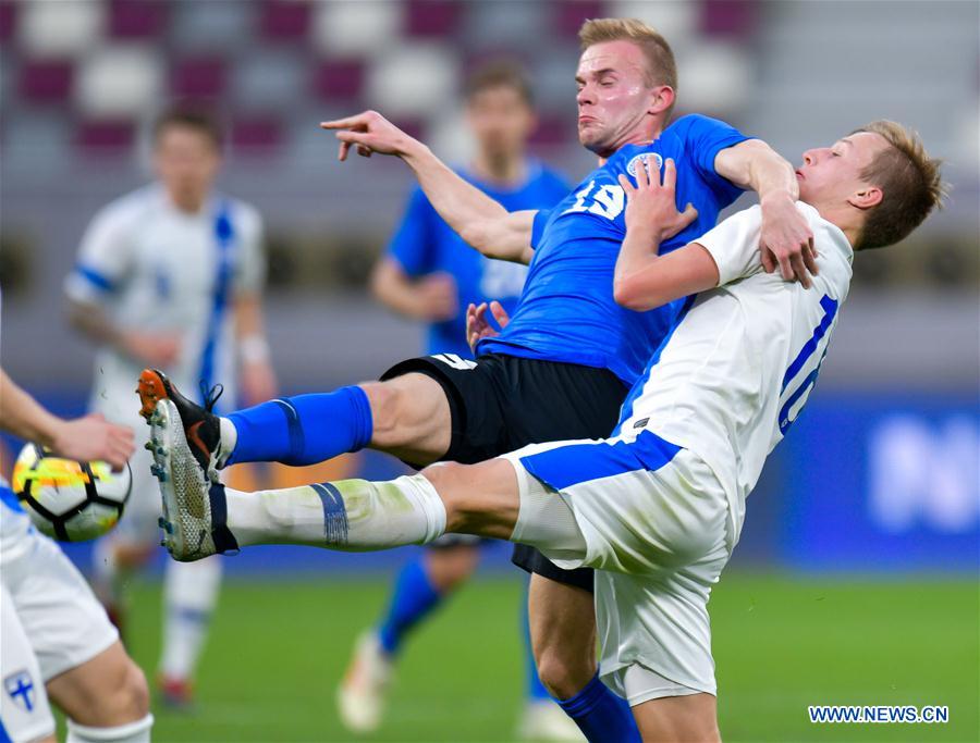 (SP)QATAR-DOHA-SOCCER-INT'L FRIENDLY-ESTONIA VS FINLAND