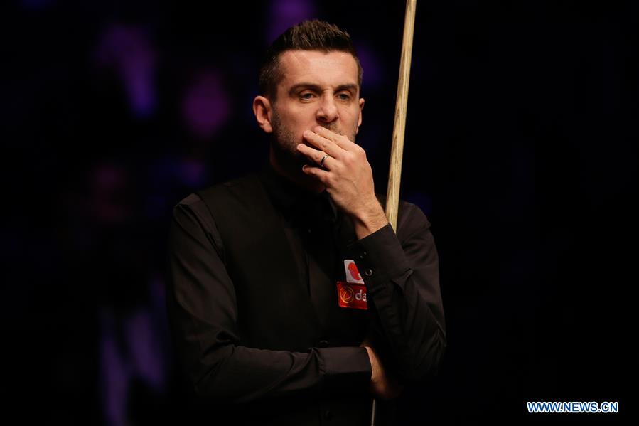 (SP) BRITAIN-LONDON-SNOOKER-MASTERS 2019-TRUMP VS SELBY