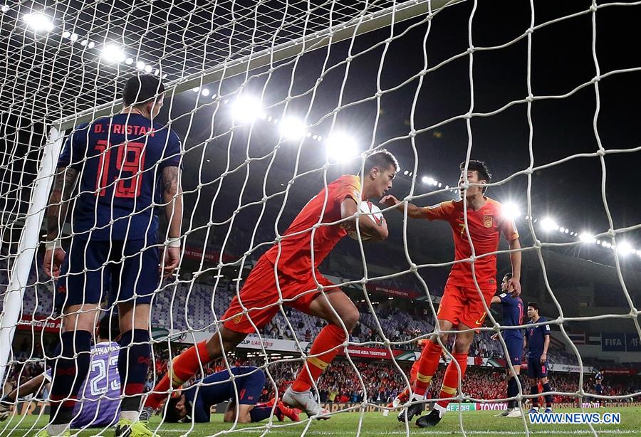 (SP)UAE-AL AIN-SOCCER-AFC ASIAN CUP 2019-CHN VS THA