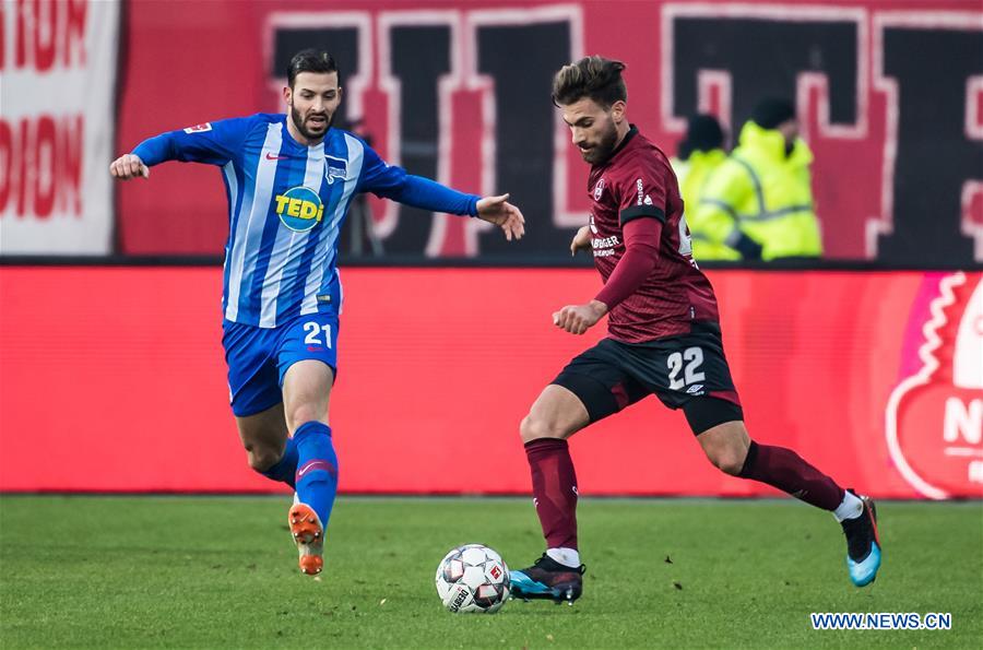 (SP)GERMANY-NUREMBERG-SOCCER-BUNDESLIGA-NUREMBERG VS HERTHA