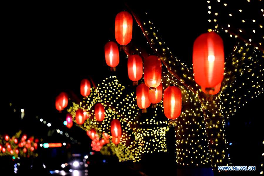 CHINA-ZHENGZHOU-SPRING FESTIVAL-LANTERNS (CN)