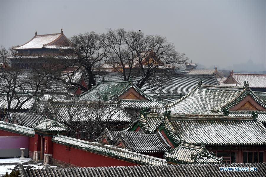 (InPalaceMuseum)CHINA-BEIJING-PALACE MUSEUM-SNOW (CN)