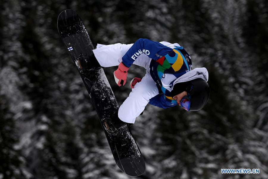 (SP)BOSNIA AND HERZEGOVINA-SARAJEVO-EUROPEAN YOUTH OLYMPIC FESTIVAL-SNOWBOARD BIG AIR FINALS COMPETITION