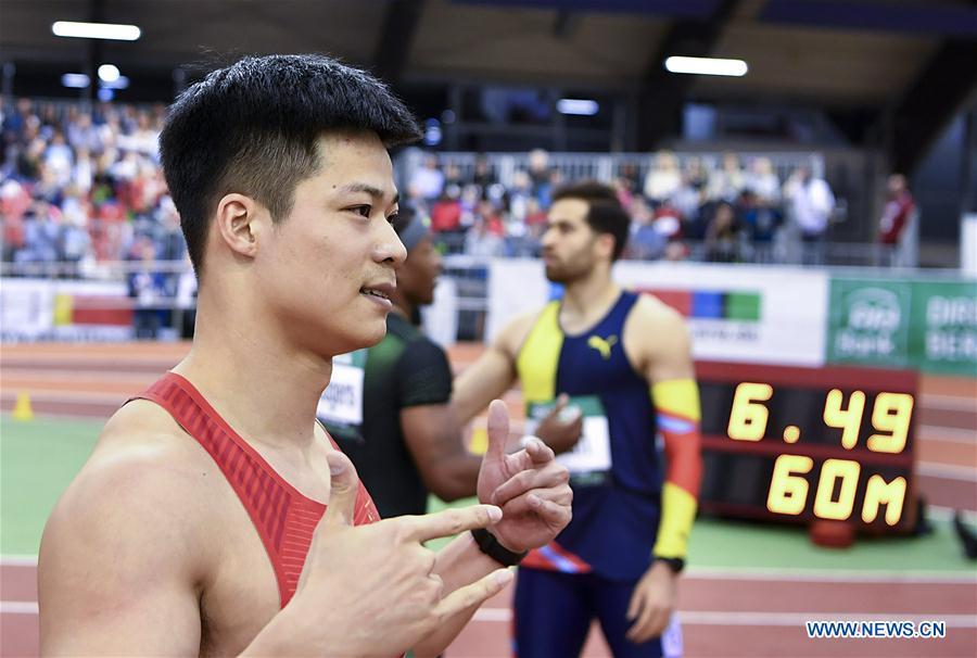 (SP)GERMANY-DUSSELDORF-IAAF WORLD INDOOR TOUR