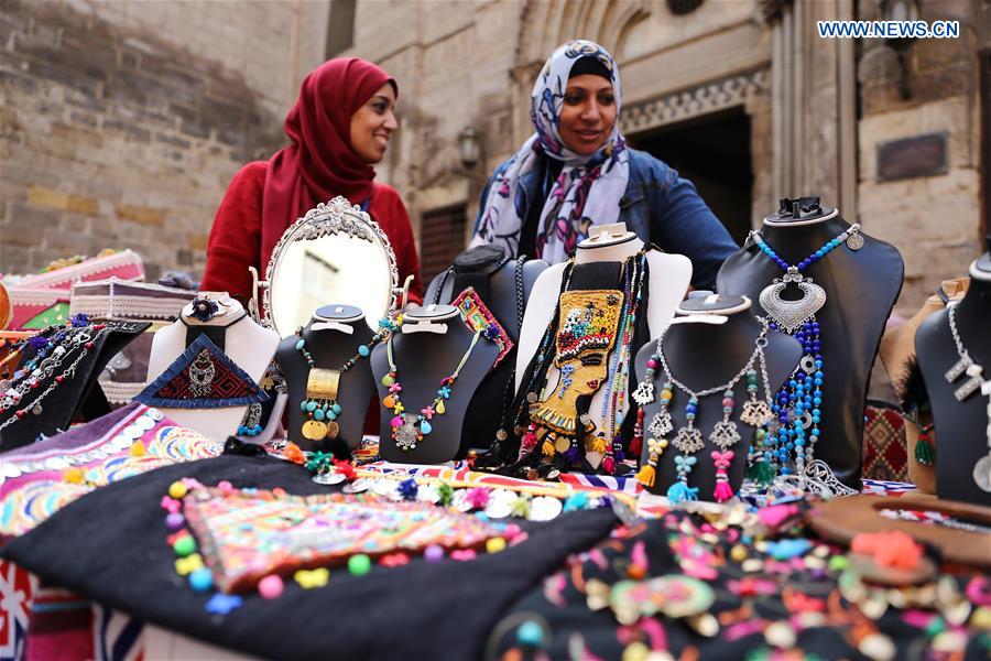 EGYPT-CAIRO-INTERNATIONAL WOMEN'S DAY-HANDICRAFTS SHOW