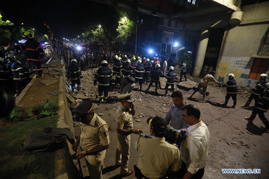 INDIA-MUMBAI-FOOTBRIDGE-COLLAPSE