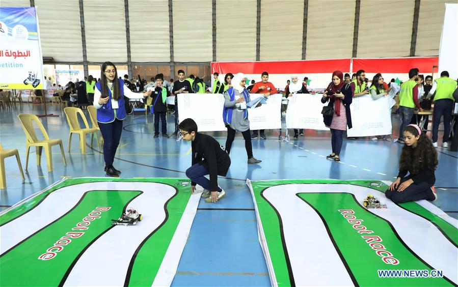 SYRIA-DAMASCUS-ROBOTICS-COMPETITION