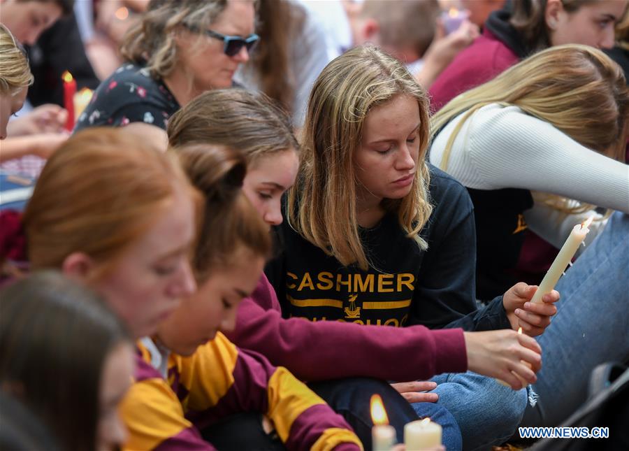 NEW ZEALAND-CHRISTCHURCH-STUDENTS-MOURNING