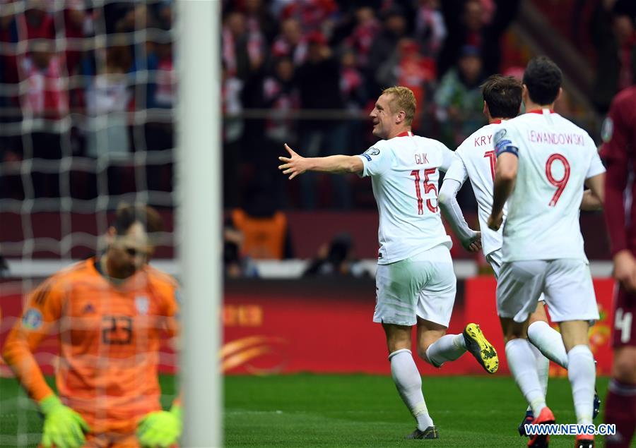 (SP)POLAND-WARSAW-UEFA EURO 2020 QUALIFIER-GROUP B-POLAND VS LATVIA