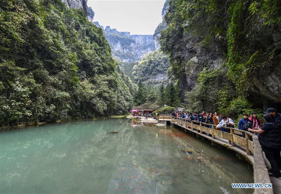 CHINA-CHONGQING-TIANSHENG SANQIAO SCENIC AREA (CN)