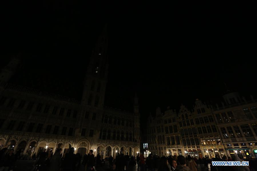 BELGIUM-BRUSSELS-EARTH HOUR