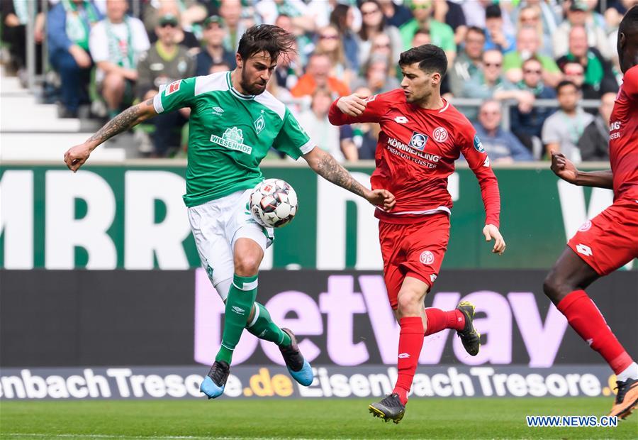 (SP)GERMANY-BREMEN-SOCCER-BUNDESLIGA-BREMEN VS MAINZ