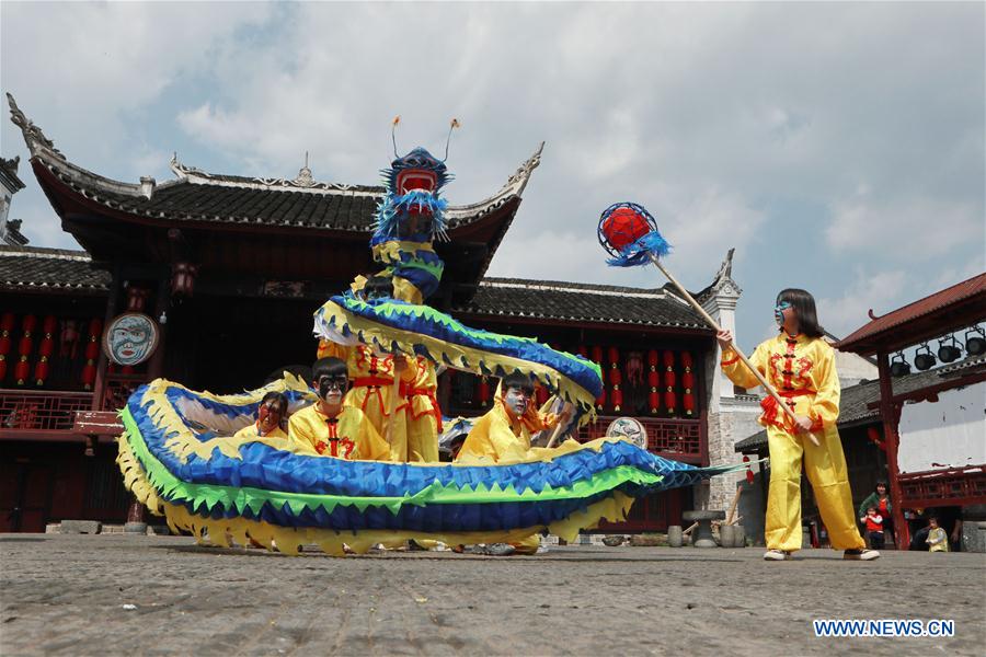 (SP)CHINA-GUIZHOU-JINPING-CULTURAL HERITAGE-DRAGON DANCE (CN)