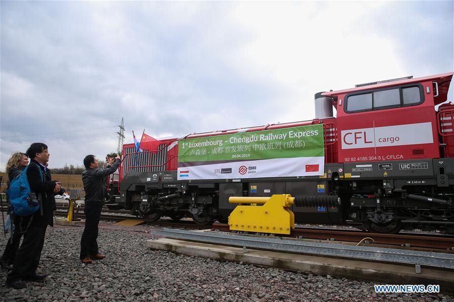 LUXEMBOURG-CHINA'S CHENGDU-FREIGHT TRAIN ROUTE-LAUNCH