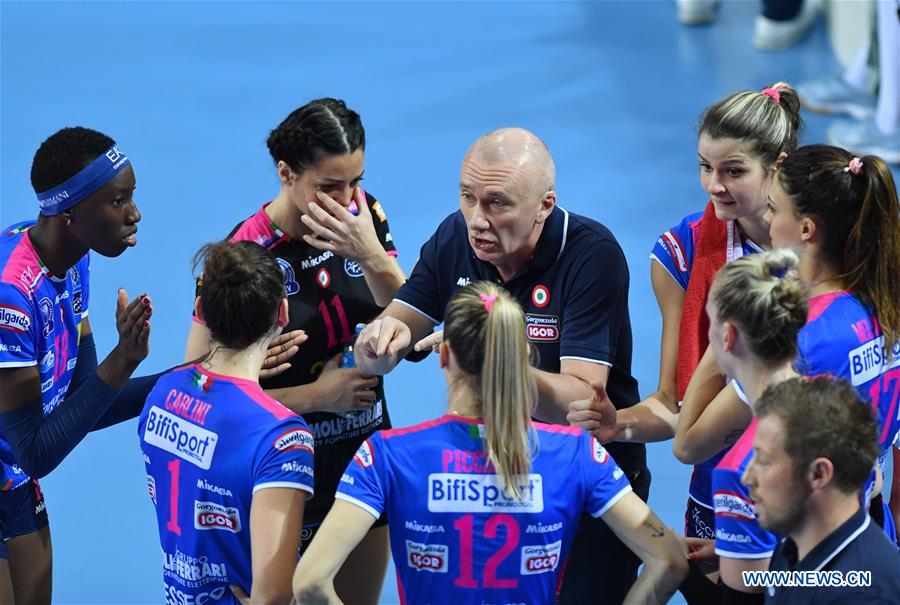 (SP)TURKEY-ISTANBUL-VOLLEYBALL-2019 EUROPEAN WOMEN'S CHAMPIONS LEAGUE-VAKIFBANK VS NOVARA