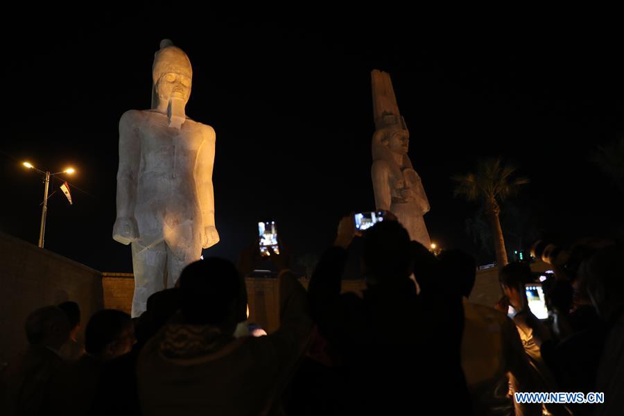 EGYPT-SOHAG-RAMSES II STATUE-REVIVAL