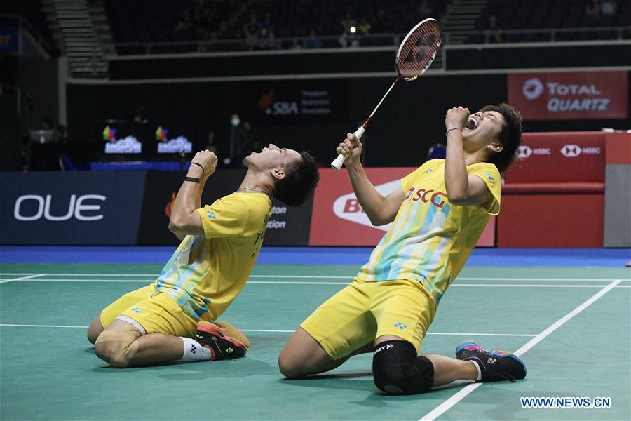 (SP)SINGAPORE-BADMINTON-SINGAPORE OPEN-SEMIFINAL