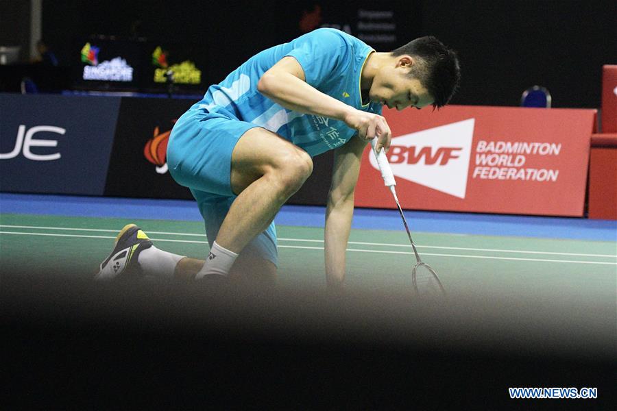 (SP)SINGAPORE-BADMINTON-SINGAPORE OPEN-SEMIFINAL