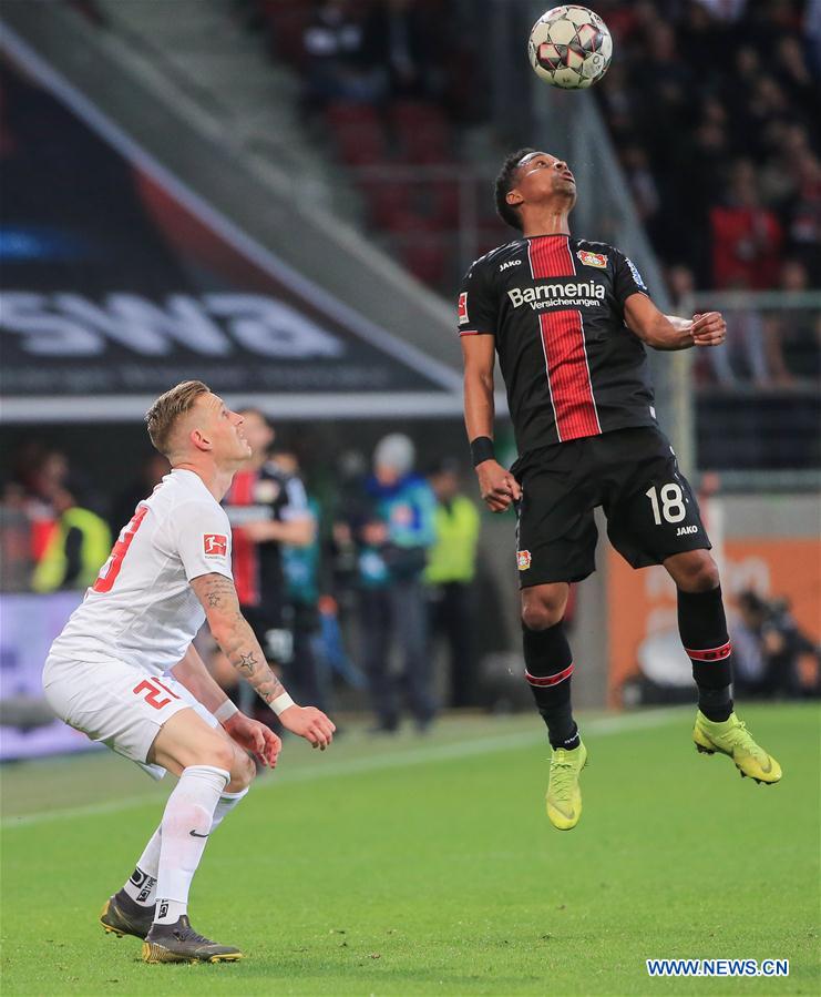 (SP)GERMANY-AUGSBURG-SOCCER-BUNDESLIGA-AUGSBURG VS LEVERKUSEN