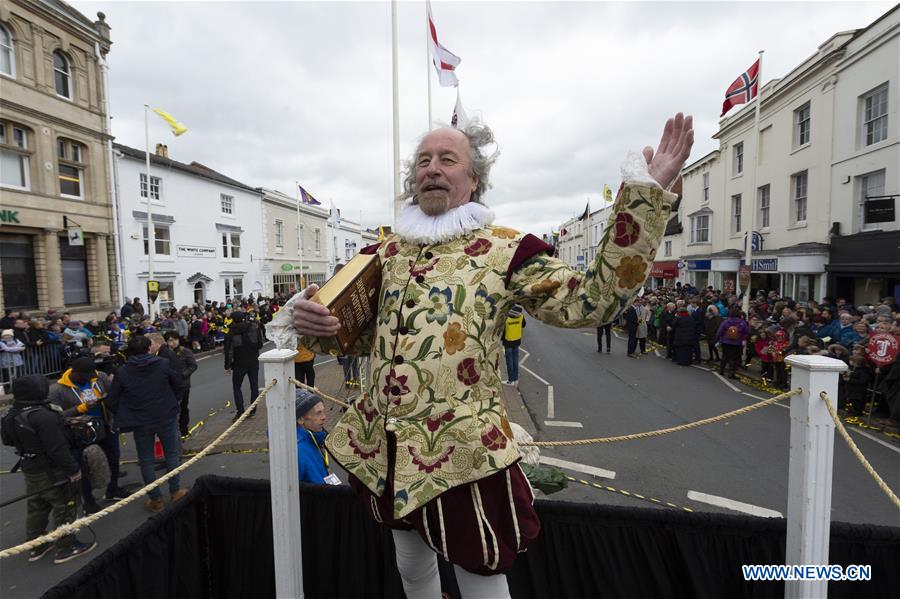 BRITAIN-STRATFORD-UPON-AVON-WILLIAM SHAKESPEARE-BIRTHDAY CELEBRATIONS