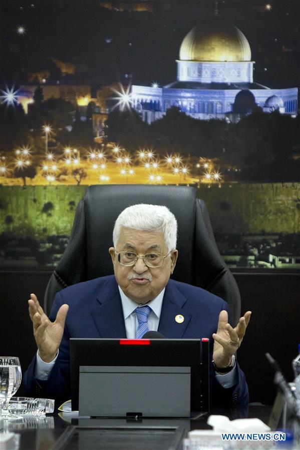 MIDEAST-RAMALLAH-PRESIDENT-CABINET MEETING