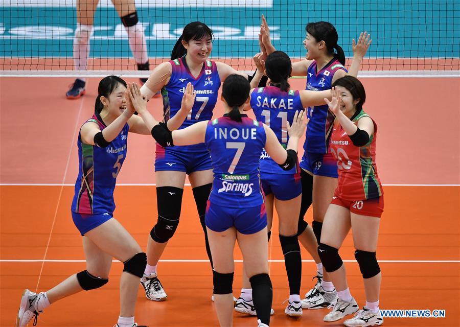 (SP)CHINA-TIANJIN-ASIAN WOMEN'S CLUB VOLLEYBALL CHAMPIONSHIP-JPN VS KAZ (CN)