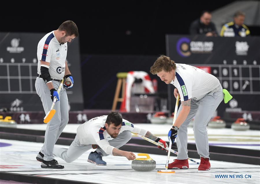 (SP)CHINA-BEIJING-CURLING-WCF WORLD CUP GRAND FINAL-DAY 4(CN)