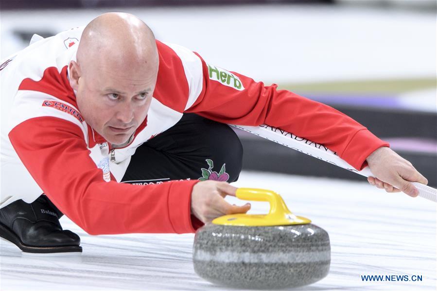 (SP)CHINA-BEIJING-CURLING-WCF WORLD CUP-GRAND FINAL-MEN'S FINAL