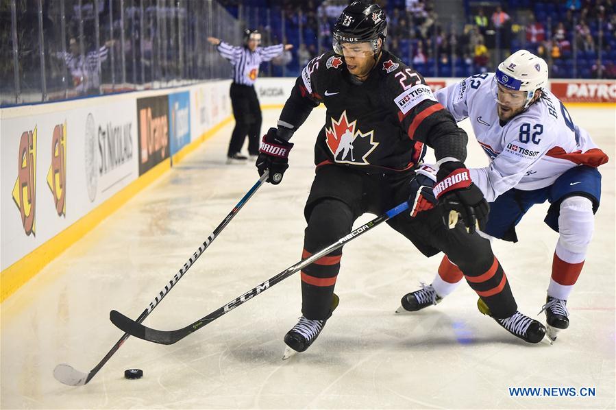 (SP)SLOVAKIA-KOSICE-ICE HOCKEY-IIHF-WORLD CHAMPIONSHIP-GROUP A-CAN VS FRA