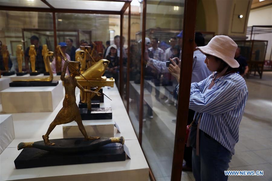 EGYPT-CAIRO-EGYPTIAN MUSEUM-VISIT