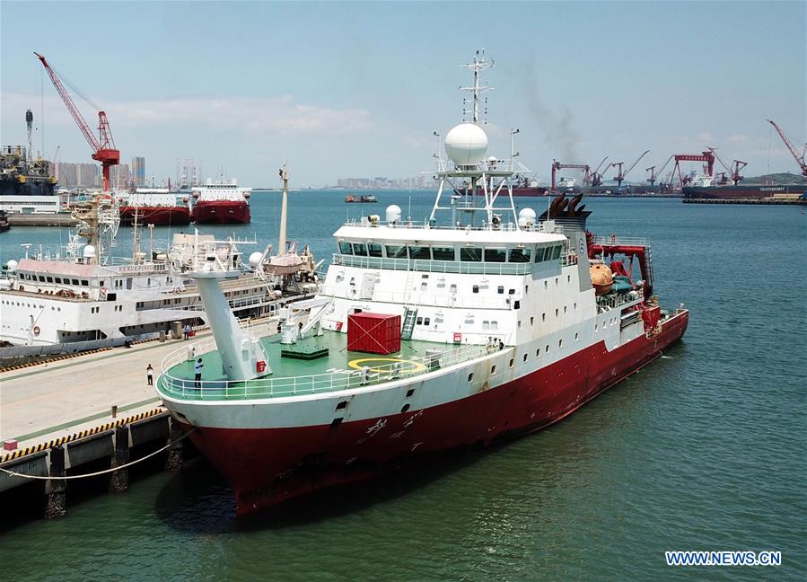 CHINA-SHANDONG-QINGDAO-RESEARCH VESSEL-DEPATURE (CN)