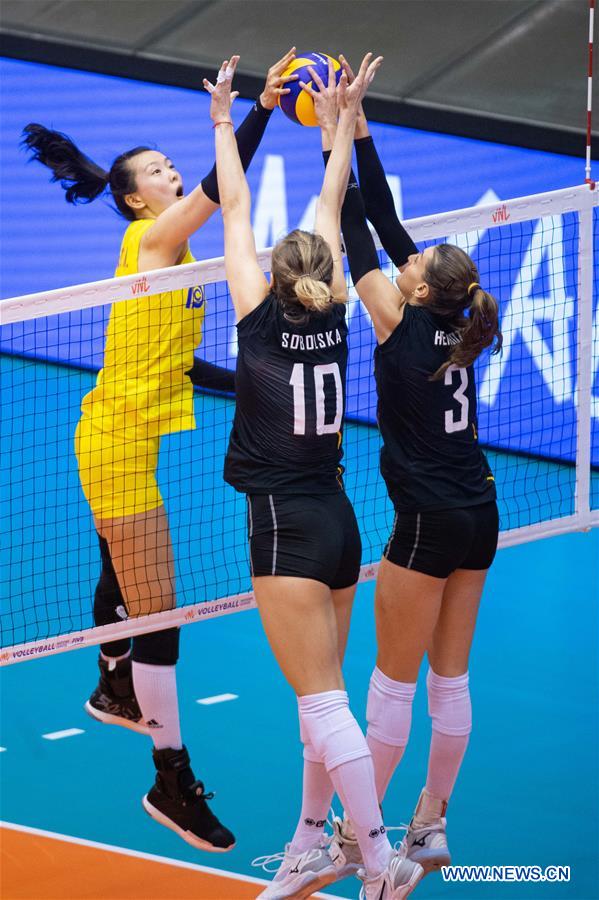 (SP)CHINA-MACAO-VOLLEYBALL-NATIONS LEAGUE-CHN VS BEL (CN)