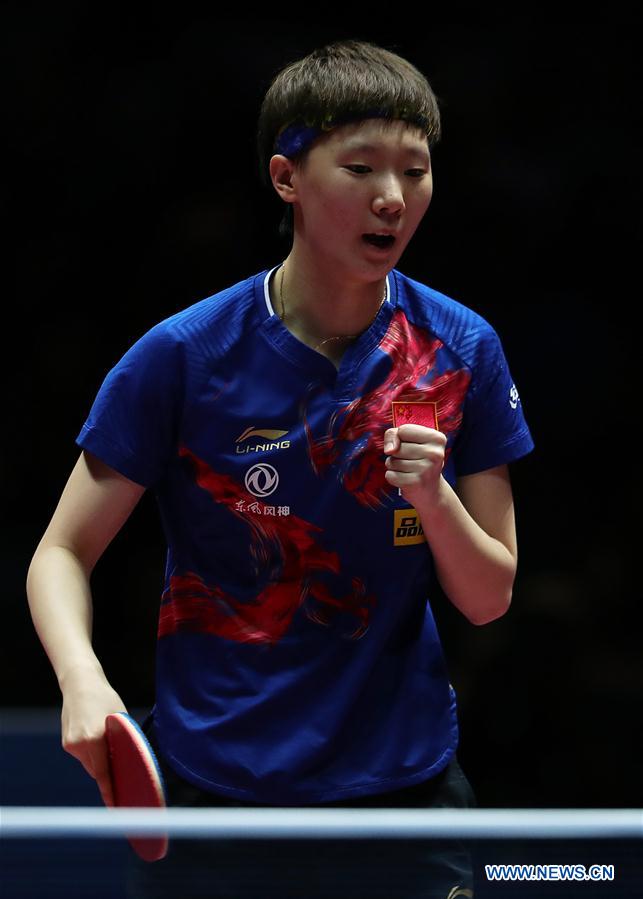 (SP)CHINA-SHENZHEN-TABLE TENNIS-CHINA OPEN-WOMEN'S SINGLES (CN)