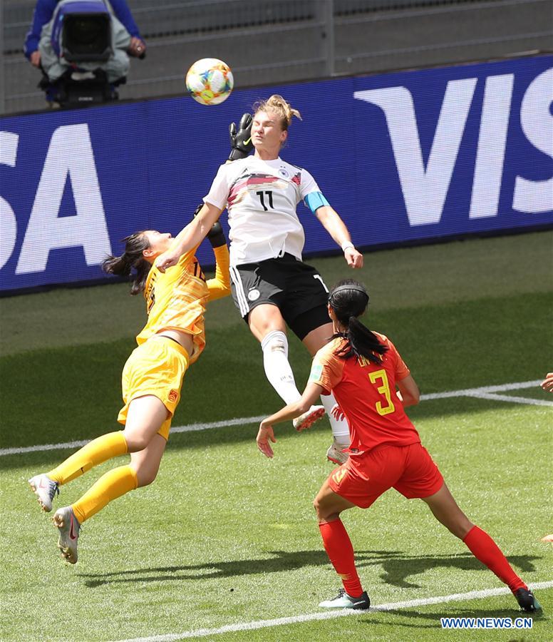 (SP)FRANCE-RENNES-2019 FIFA WOMEN'S WORLD CUP-GROUP B-GER VS CHN