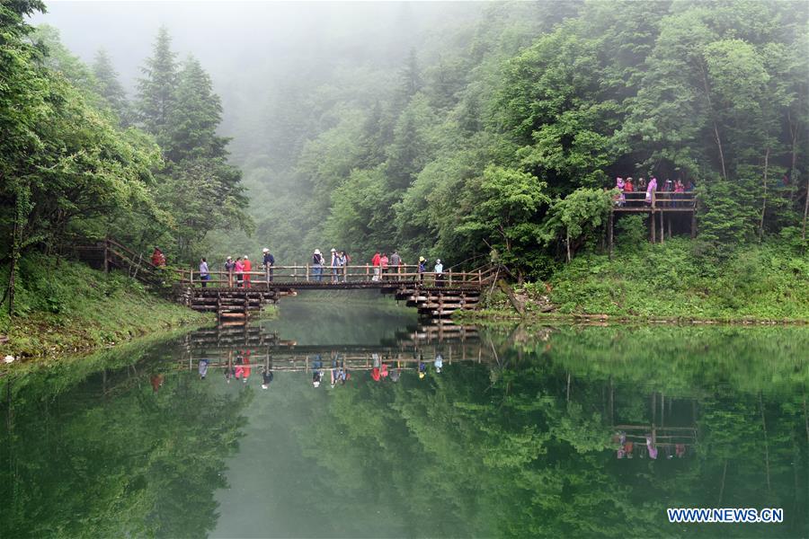 CHINA-GANSU-DANGCHANG-GUAN'EGOU-TOURISM(CN)