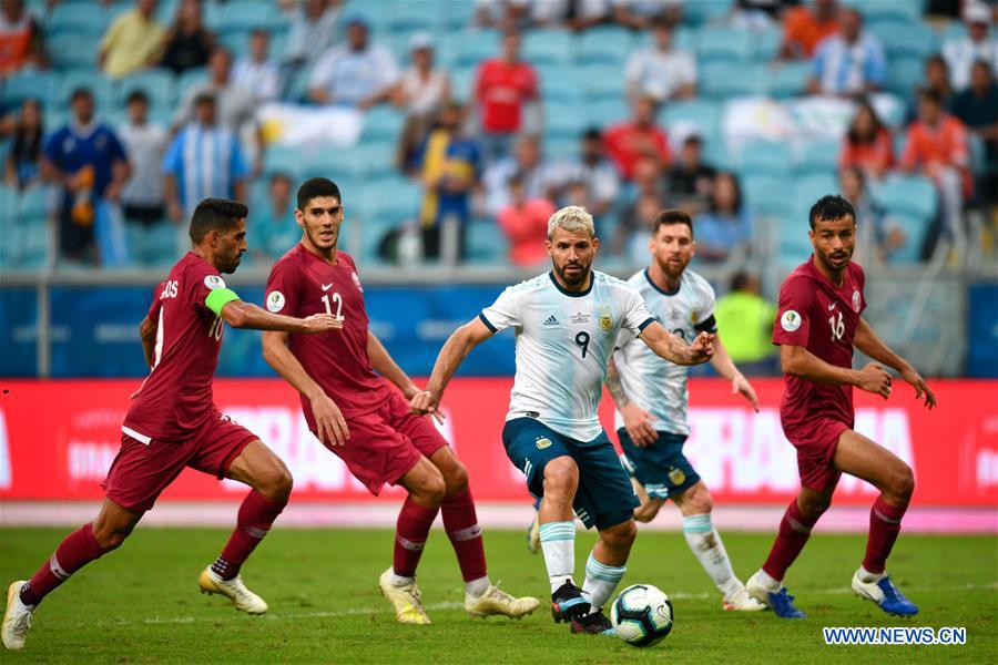 (SP)BRAZIL-PORTO ALEGRE-SOCCER-COPA AMERICA 2019-ARGENTINA VS QATAR