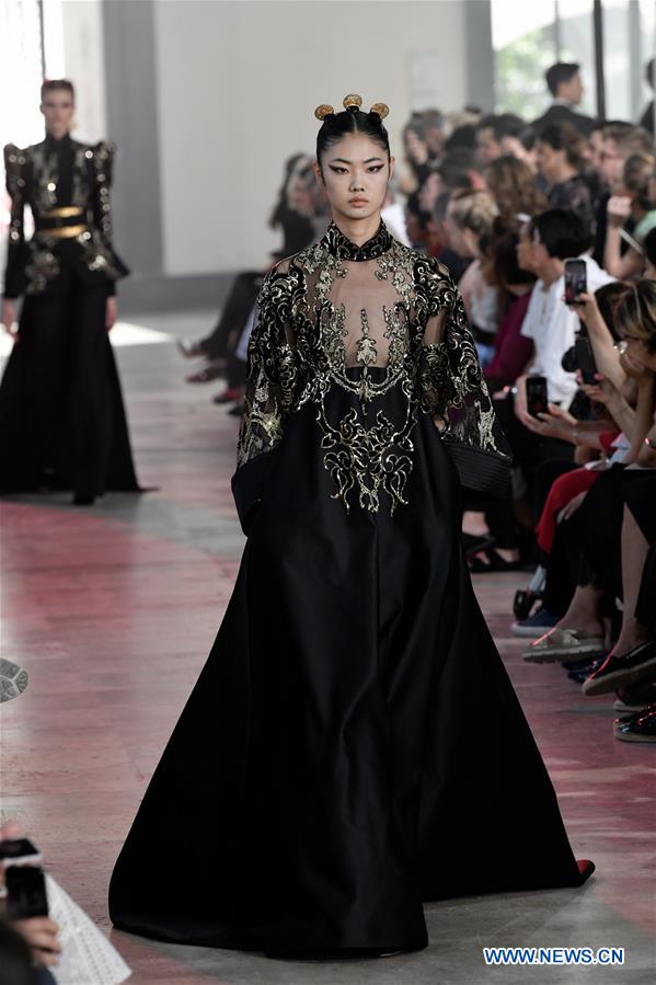 FRANCE-PARIS-FASHION WEEK-ELIE SAAB