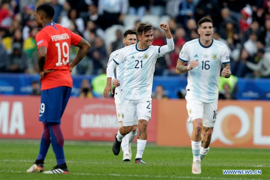 (SP)BRAZIL-SAO PAULO-FOOTBALL-COPA AMERICA 2019-ARGENTINA VS CHILE