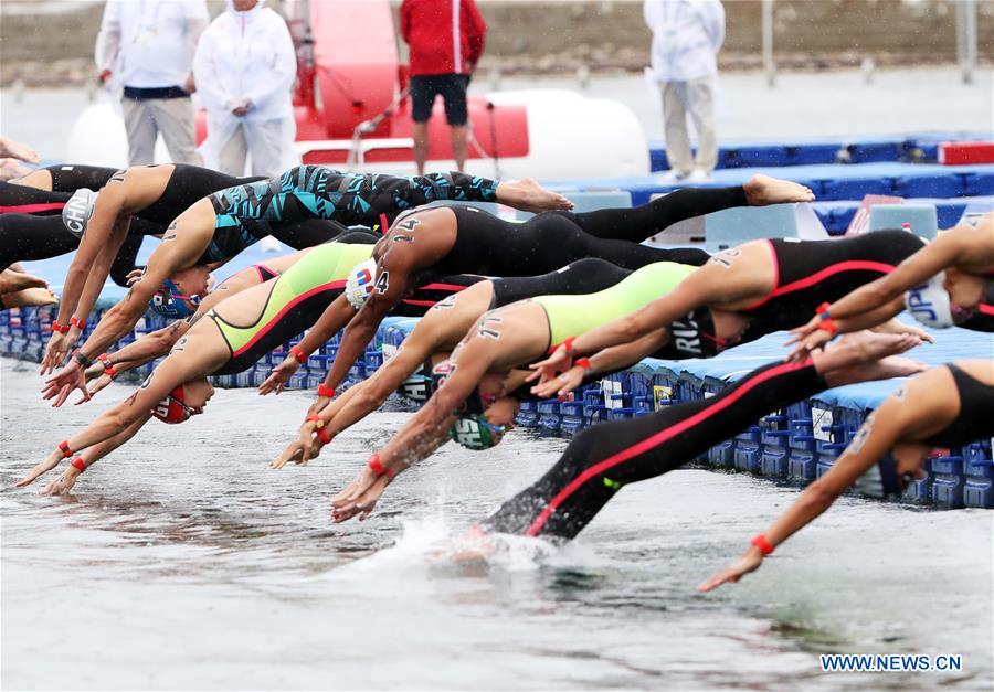 (SP)SOUTH KOREA-YEOSU-FINA WORLD CHAMPIONSHIPS-OPEN WATER SWIMMING-MIXED 5KM TEAM