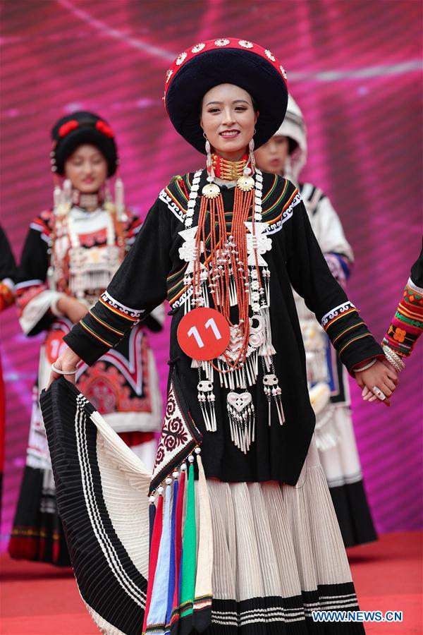 CHINA-SICHUAN-MEIGU-YI ETHNIC GROUP-BEAUTY PAGEANT (CN)