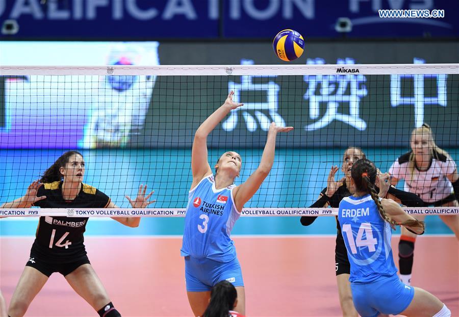 (SP)CHINA-NINGBO-FIVB-TOKYO VOLLEYBALL QUALIFICATION-TURKEY-GERMANY